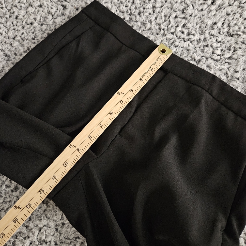 Zara Women's Black Flare Pants Small S 30x34 Long Tall Bootcut Dress Trousers - Picture 12 of 12